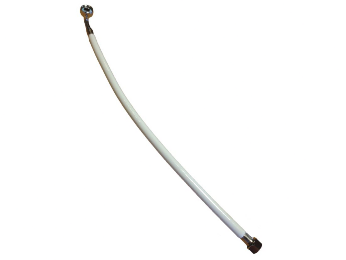 Connection hose white 0.5m