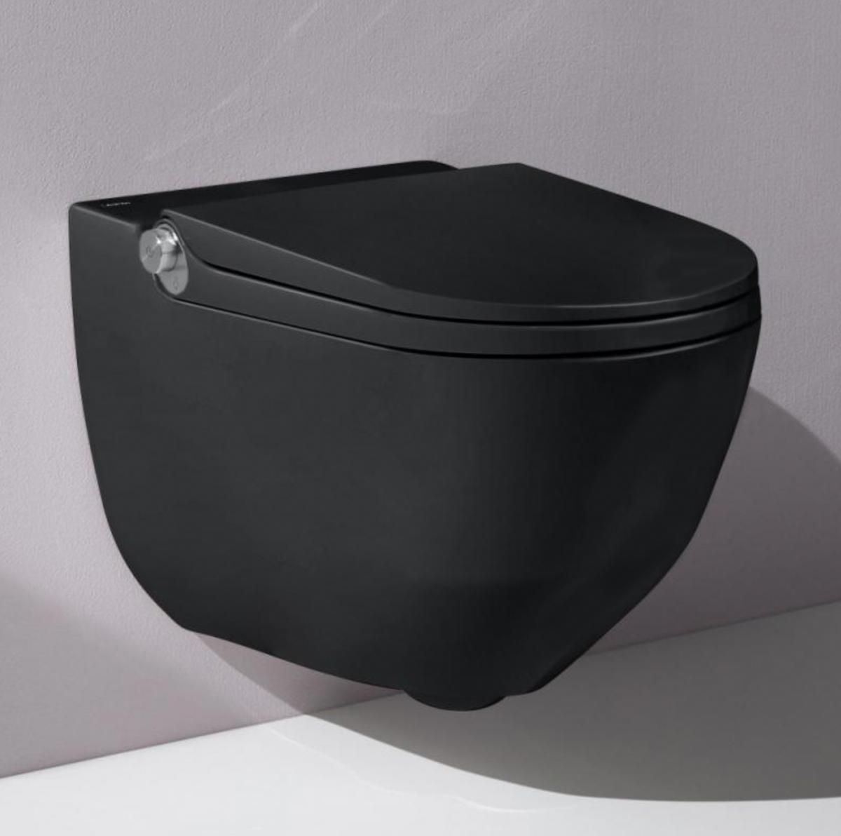 LAUFEN RIVA matt black / matt white