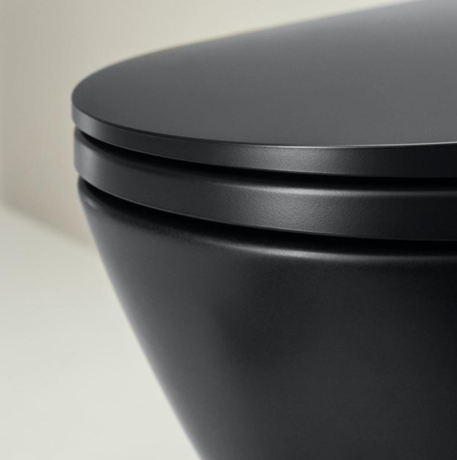 LAUFEN RIVA matt-schwarz / matt-weiss