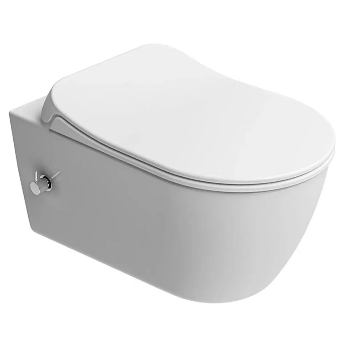 DURA Taharet shower toilet incl. fitting + seat toilet with bidet function, rimless