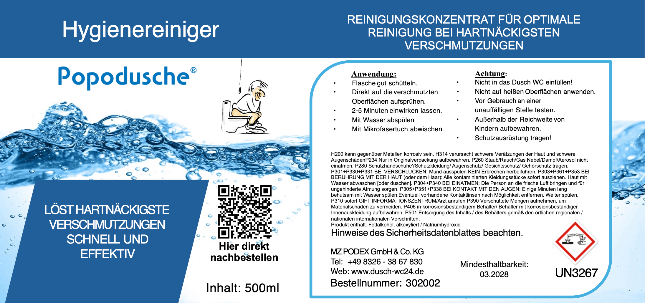 SET Hygienereiniger & Entkalker Spray