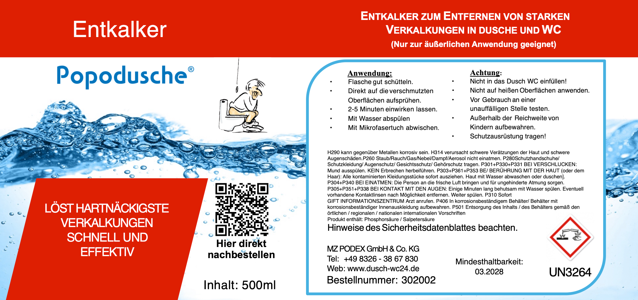 SET Hygienereiniger & Entkalker Spray